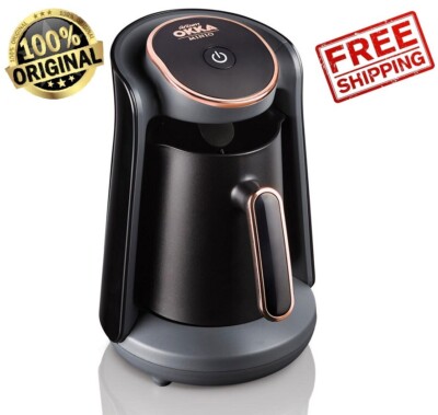 Arzum Okka Minio OK004 Automatic Turkish Coffee Maker Machine Copper/Black 220V