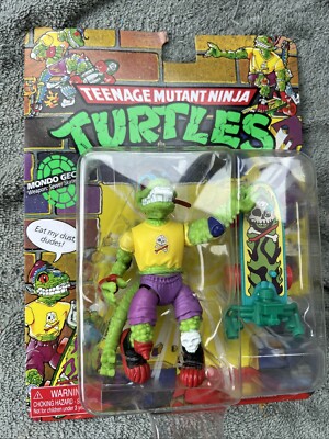 TMNT Teenage Mutant Ninja Turtles Mondo Gecko Action Figure Playmates Retro Toy