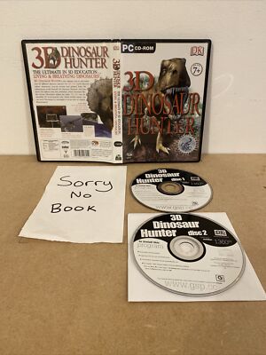 3D Dinosaur Hunter (2 Disc Set) PC CD ROM SPIELE