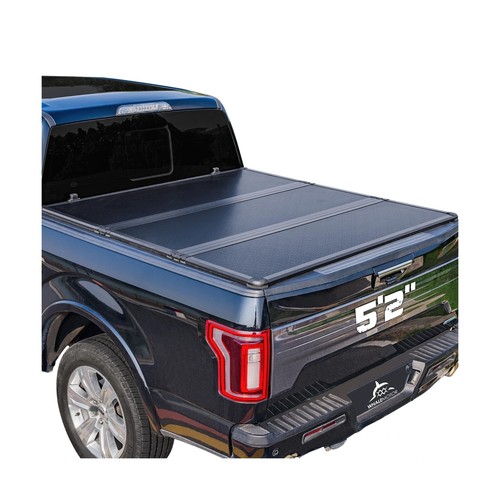Hard Folding Truck Bed Tonneau Cover Compatible with Chevy Colorado