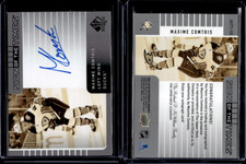 2021-22 Sp Authentic Sign Of The Times Maxime Comtois #SOTT1-CO