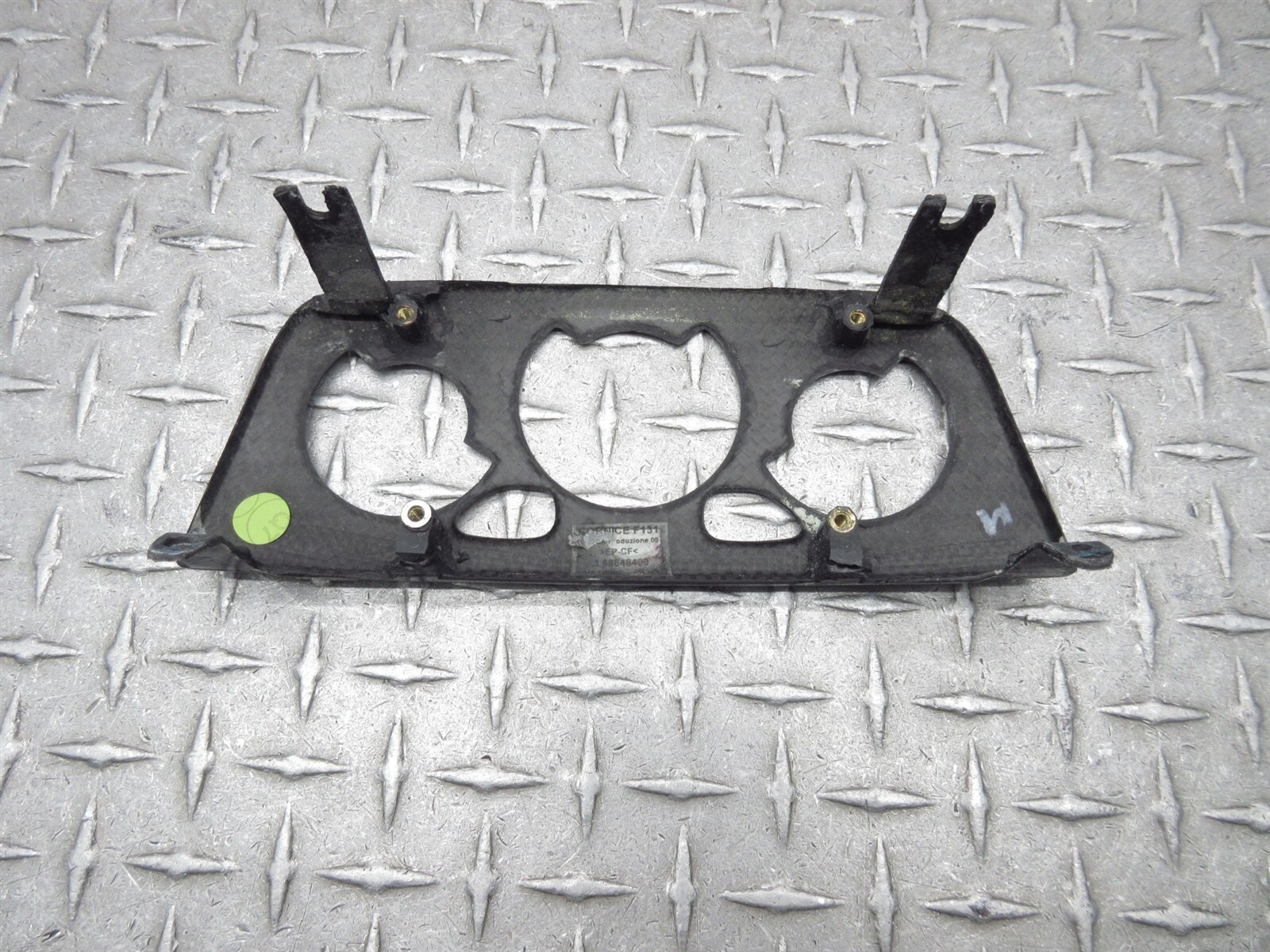 2008 Ferrari F430 Spider 68648400 Carbon Climate Control Air AC Dash Bezel Trim