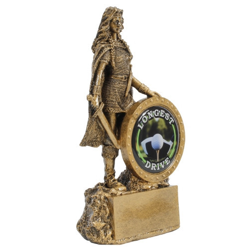 Longest Drive Female Champion Trophy - Custom Engraved Woman Warrior Award - Bild 2 von 9