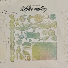 Prima 22 Piece RESISTANT CANVAS Embellishments Birds  Florals