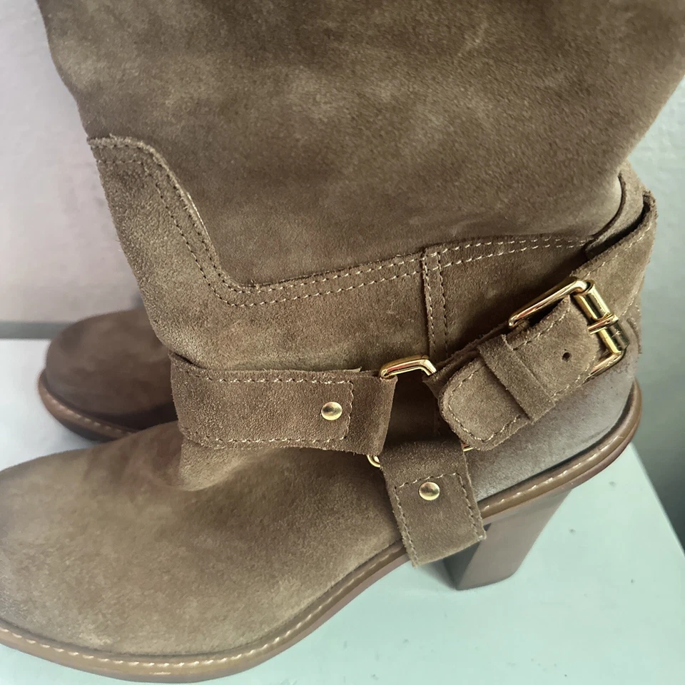 Talbots Sallie 2 Boots Women's Sepia Brown Leather Equestrian Buckle 10.5 B (M) - Image 3 of 4