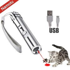 Cat Pointer USB Rechargeable Mini Torch Interactive Toy for Pet Training Tool