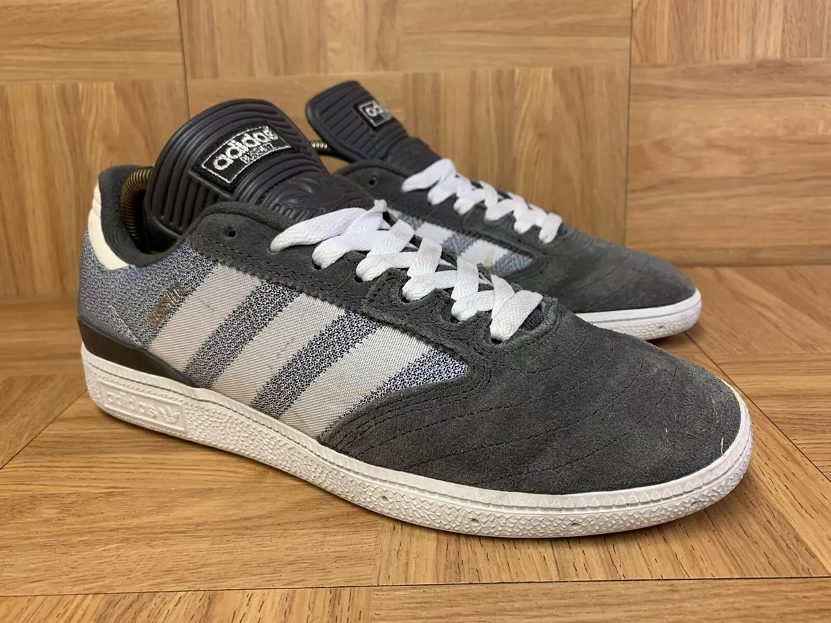 RARE🔥 Adidas Busenitz Gray Skateboarding Shoes Sz 8 Sneakers |