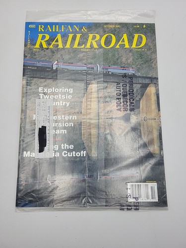Lot of 6 Issues 2002 Railfan & Railroad New in original packaging Train Magazine - Picture 8 of 16