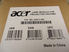 NEW OEM ORIGINAL PROJECTOR LAMP BULB FOR ACER MC.JG511.001 H5370BD MCJG511001