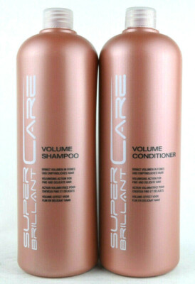 Super Brillant Care Volume Shampoo 1000ml + Conditioner 1000ml HairHaus