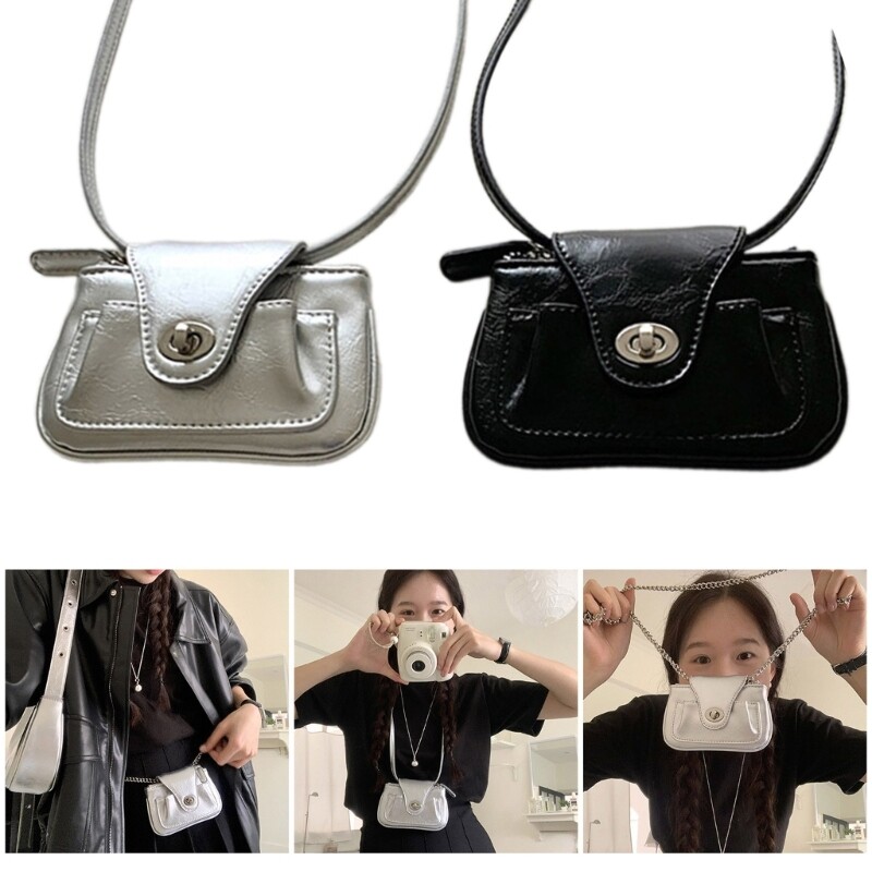 PU Leather Crossbody Bag for Women Messengers Bag Chain Strap Shoulder