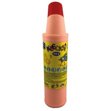 Feuchtmann KLECKSi Big Bottle - 900 g Neon Orange Fingerfarbe Flasche Kinder