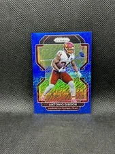 2021 Prizm Antonio Gibson /25 BLUE SHIMMER PRIZM SSP No. 212 Washington Redskins