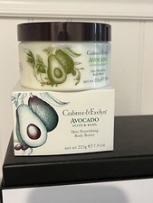Crabtree Evelyn AVOCADO OLIVE BASIL Body Butter 7.9oz 225g BNIB RARE Find