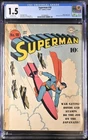 1942 DC Comics Superman 18 CGC 1.5. WW2 Cover Luthor Appearance Americana Daisy