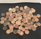 Indian Head Small Cent 1C Coin Lot - Mixed Years, 100 Coins Included Lot D