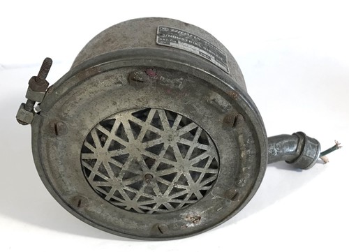 VINTAGE THOMAS INDUSTRIAL SIGNAL SIREN 115 VOLTS N-8741 UNTESTED