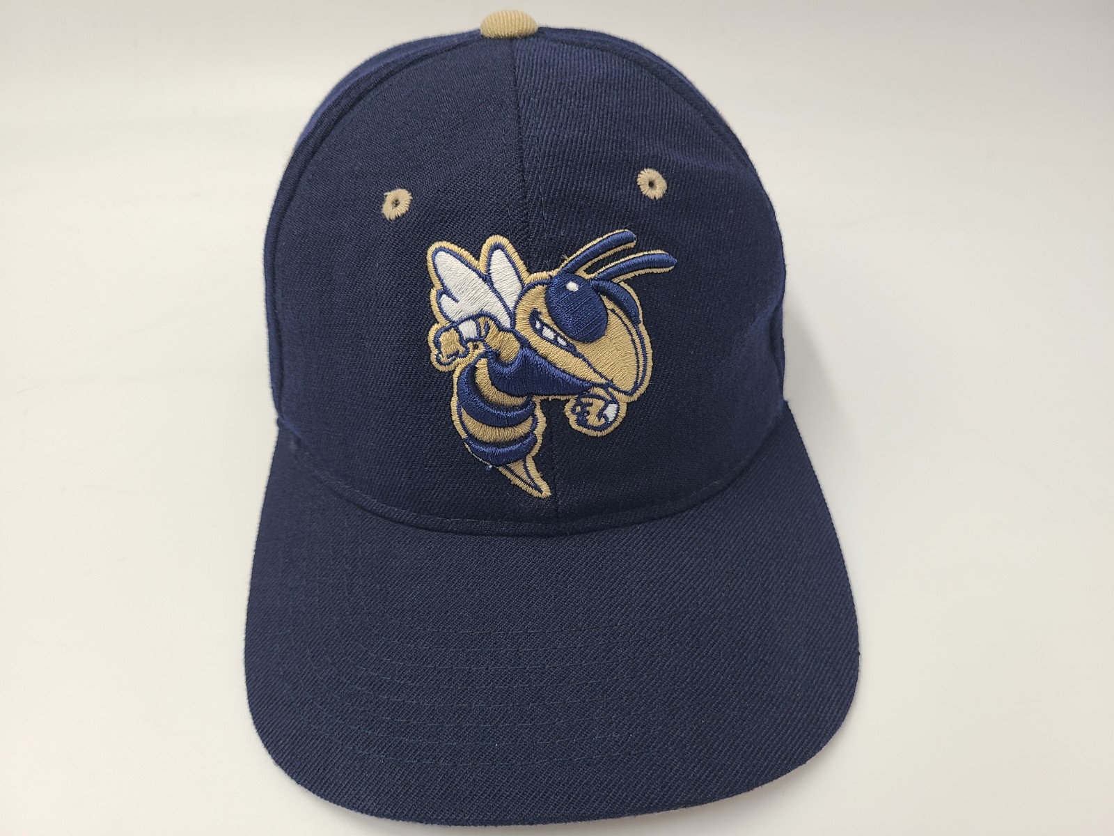 Georgia Tech Yellow Jackets Wool Fitted Cap NCAA Blue for Men Women