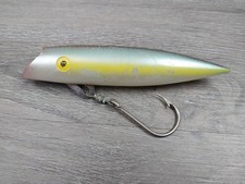 Vintage Tomic Canadian Large 6" Fishing Lure w/ Single Large Hook 