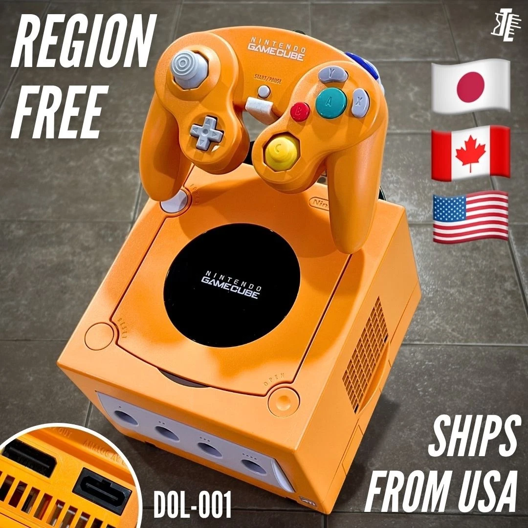 Nintendo GameCube NTSC-J Orange Video Game Consoles for sale | eBay