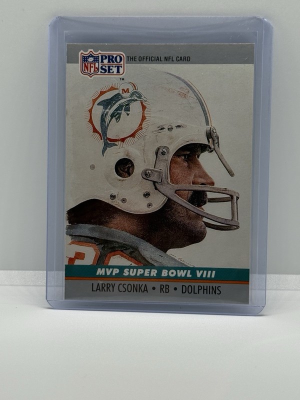 1990 Pro Set - Super Bowl Mvp's Larry Csonka #8