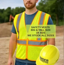 High Visibility Safety Vests for Construction,Work School Outdoor Traffic Safety