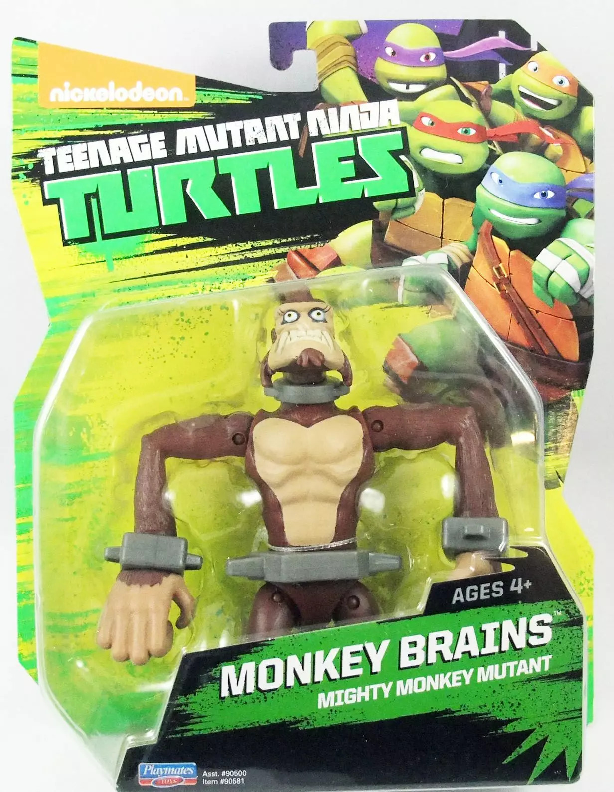 Figurine TMNT Tortues Ninja Monkey Brains pour décor de chambre et diorama de collection