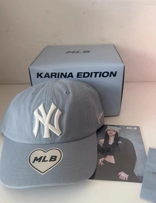 AESPA KARINA OFFICIAL MLB EXCLUSIVE STRUCTURED BALL CAP +