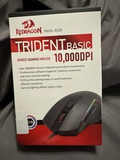 Redragon M616-RGB Gaming Mouse 10,000 DPI RGB Wired USB   Brand New Sealed