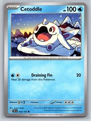 Cetoddle 053/191 Surging Sparks Common Pokémon Card