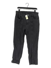 AsYou Women's Jeans W 32 in Grey 100% Cotton Straight