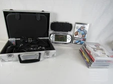 SONY PSP-3001 Mystic Silver Portable Handheld Gaming System with Games Works