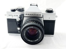 M42 Screw Fit Praktica MTL 5 B 35mm Film SLR Camera & Pentacon 50mm F/1.8 Lens