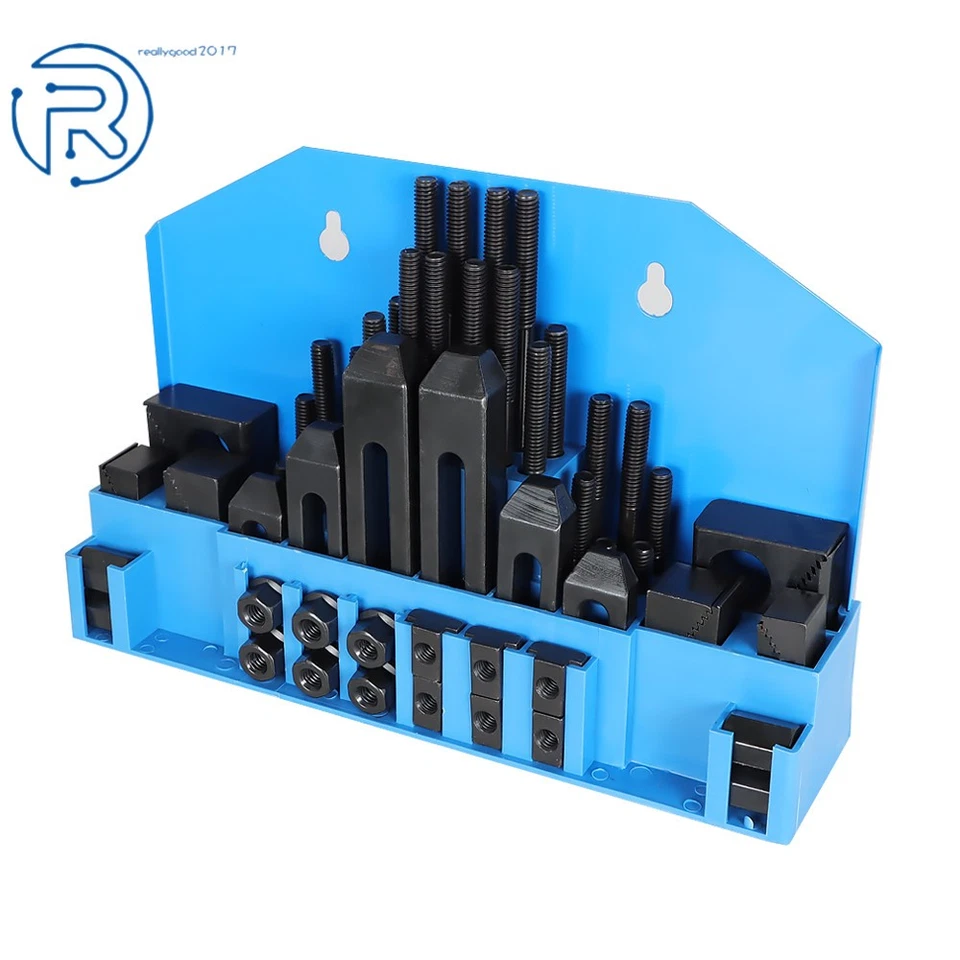 NETUERA 58 Pack 1/2 T-Slot Clamping Kit Mill Machinist Set With 3/8-16 Studs