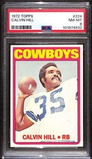 1972 Topps #224 Calvin Hill  PSA 8 NMMT C95858