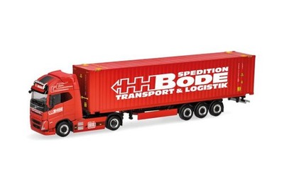 Herpa LKW Volvo FH4 Glob/Aerop. Elect. Cont-SZ HH Bode 319249