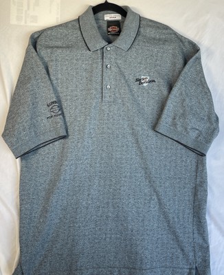 Harley Davidson Men Crystal Springs SS polo shirt Grey XL Sunset Port Richey, Fl