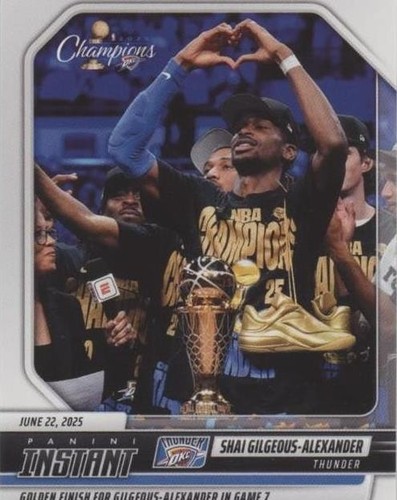 Shai Gilgeous-Alexander 2024-25 Panini Noir Feature Length Sliver 
