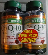 Nature's Bounty CoQ10 Softgels, 100mg 60ct Twin Pack