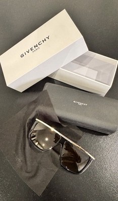 Givenchy Sonnenbrille Oversize quadratisch schwarz-gold