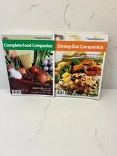 2 Weight Watchers WW CORE Points Complete Food & Dining Out Companion Book Set