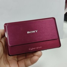 Pink Sony Cyber-shot DSC-TX7 10MP 4x Optical Zoom Digital Camera Test Working