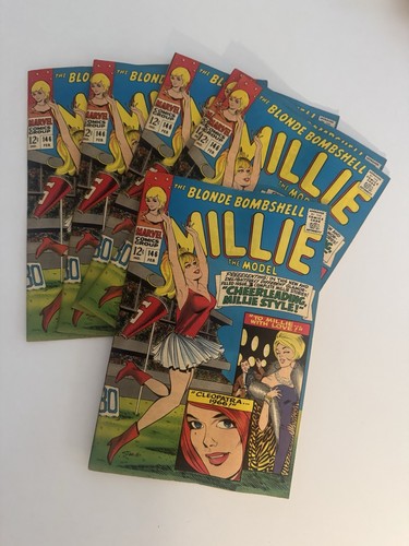 Millie the Model #146 Marvel Comics 1967 The Blond Bombshell - Lot of 6 Readers