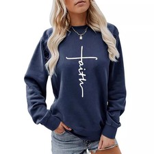 Womens Oversized Fleece Sweatshirt Streetwear Graphic Pullover Hoodie Free Shipp