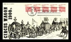 US COVER CIRCUS WAGON TRANSPORTATION SERIES FDC GARIK HAND MADE