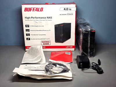 Buffalo 4.0TB Link Station 710 NAS Single-Drive Network Storage LS710D w/HDD
