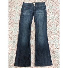 Hudson Beth Baby Bootcut Jeans Dark Wash Flap Pocket Size 27 Made in USA