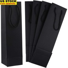 Black Kraft Paper Wine Bags 50 Count Weddings Parties Birthdays Christmas New