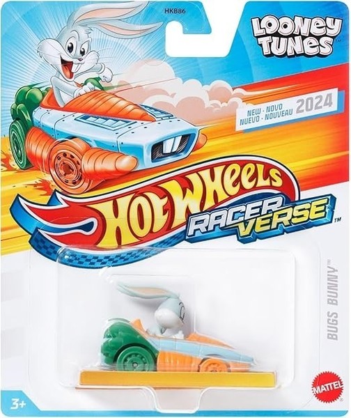 Bugs Bunny Racer Verse Looney Tunes Hot Wheels Mattel Auto Die-Cast Neu-image