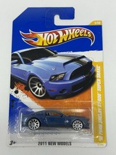 Hot Wheels 2011 New Models Blue ‘10 Ford Shelby GT-500 Super Snake #3 B2